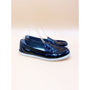 Cole Haan Pinch LTE Weekender D42841 Women US 8 Black Patent Penny Loafers X